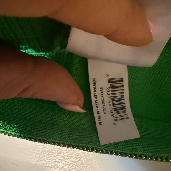 Hervé Léger 2021 Green Ribbed Crop Top • Size M • Designer - Picture 10 of 10